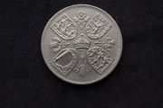 United Kingdom : 1960 British Crown ( Five Shillings ) Coin