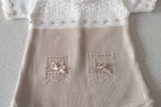 Baby Girl knitted romper