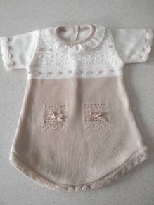 Baby Girl knitted romper