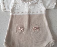 Baby Girl knitted romper