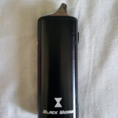 Black Widow Dry Herb Vaporizer by DopeVapes, 2200mAh Battery, 2-in-1 Concentrate and Dry Herb Vape, Ceramic Chamber, 5 Temperature Settings, Stainless Steel Magnetised Mouthpiece