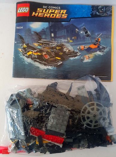 Lego Batman 76034: The Batboat Harbour Pursuit (2015) 100% Complete (NO BOX)
