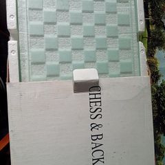 chess and backgammon glass