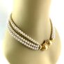 Vintage Faux Pearl Necklace Image 2