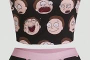 Rick and Morty 2 piece Lingerie Set