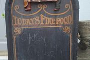 Vintage Wooden Pub/Restaurant Sign