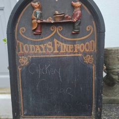 Vintage Wooden Pub/Restaurant Sign