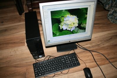 Asus Cp Cp6230-fr001 With Hp Monitor