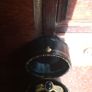 18 ct gold ring with Sapphire stone and 16 brilliant cut diamonds Image 3