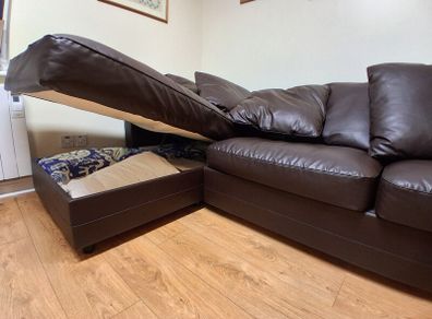 Ikea couch with pull out bed and storage