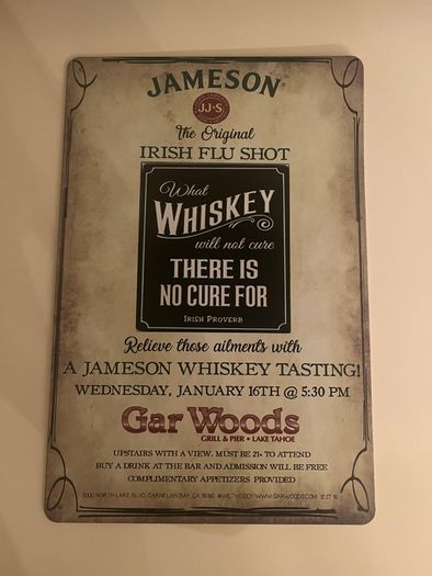 Pub sign Jameson
