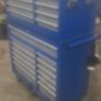 large 6x5 tool box two in two parts top and bottom on wheels top brands snap on.  Blue  point teng tools. Oil change kit . Piston pressure kit   lot of tools  snap onlarge Image 7