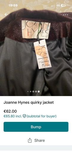 Joanne Hynes quirky brown jacket size 12