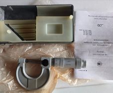 Vintage USSR Micrometer MK 0-25mm (0.01mm) MIZ Caliber - Brand New Old Stock NOS