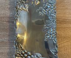Vintage Arthur Court Grape Leaf Serving or Bread Tray