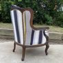 Vintage Louis XV-style wingback armchair Image 3
