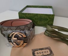 Authentic NEW Gucci GG Supreme Interlocking Belt 90cm
