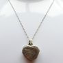 Vintage Solid 925 Sterling Silver Dual Photo Heart Locket Necklace length 20" - 3,4g Image 4