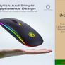 Wireless RGB LED Mice Mouse 2.4G/ Bluetooth Mouse with Rechargeable Battery(OUT OF STOCK) Image 4