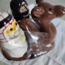 Novelty Cute Middle Eastern Arab Characters Salt & Pepper Cruet Set. On Gamal holder 1x Male Figure + 1x Female Figure. Would Look Great On The Table Image 6