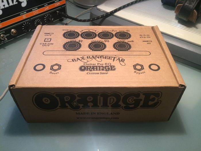 Orange Bax Bangeetar Guitar Pre-EQ Pedal
