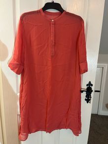 Accessorize Coral Pool Cover Up / Dress - Size 12