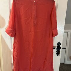 Accessorize Coral Pool Cover Up / Dress - Size 12