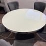 Round Dining Table & 5 Velvet Chairs Image 7