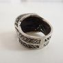 Silver filigree ring with Arabic calligraphy size M Image 4