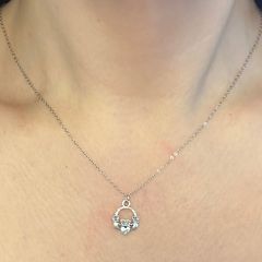 Silver Claddagh Necklace