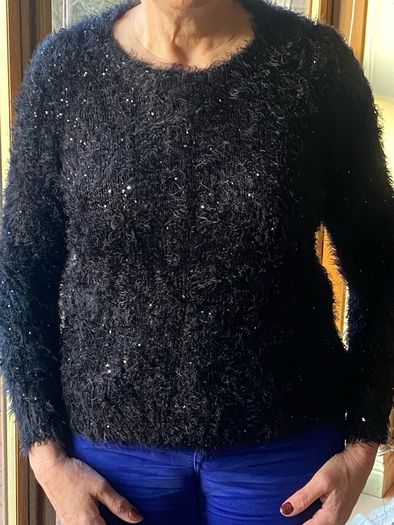 Black Sparkly Jumper