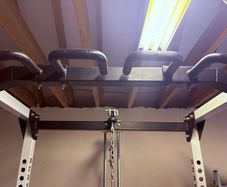 Commercial Power Rack, Accessories + Weights