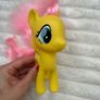Hasbro My Little Pony Fluttershy Yellow Pink Butterfly Brushable G4 MLP 2016 Used Please see photos Image 5