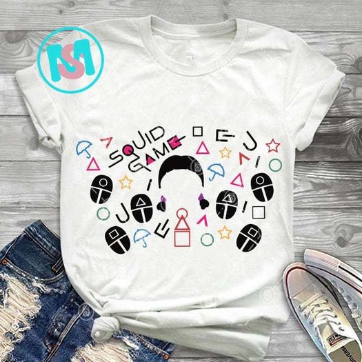 Squid game t-shirts