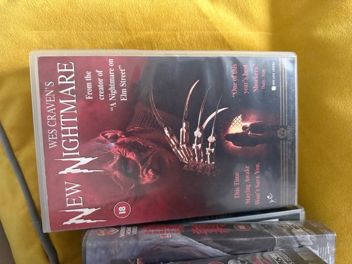 A nightmare on elm street vhs video collection