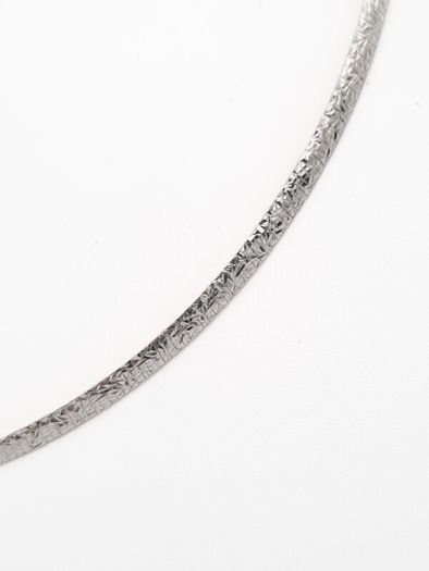 925 Sterling Silver Herringbone Chain Choker