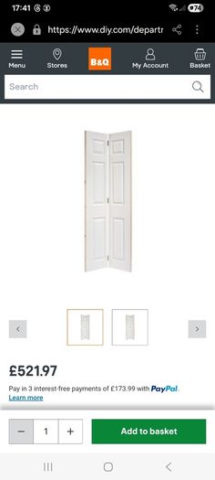 Bi Fold door screen etc