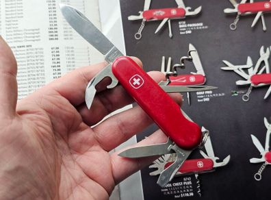 Vintage Wenger Commander Discontinued Model 85mm Swiss Army Knife Collectable 1990s