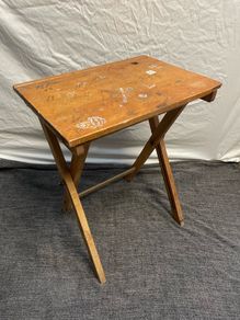 Folding school table