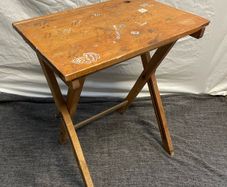 Folding school table