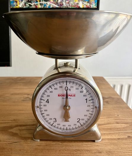 Soehnle Traditional Chrome Kitchen Weighing Scales