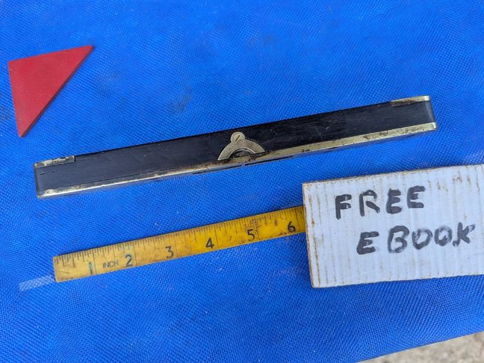 Ebony & Brass Spirit Level