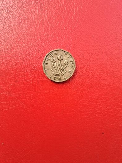 1944 British Threepence 3d