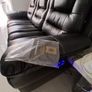 Charcoal leather & fabric suite 3, 2, 1 Image 8
