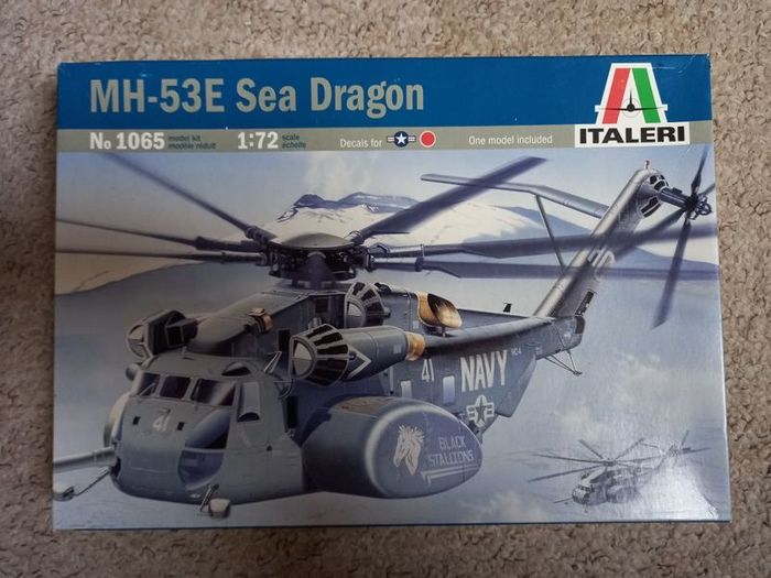 Italeri 1/72 MH-53E Sea Dragon Helicopter US Navy JMSDF Airfix Revell Trumpeter Zvezda
