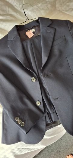 Reiss 3-Piece Boys Suit - Navy, plus Reiss white cotton shirt