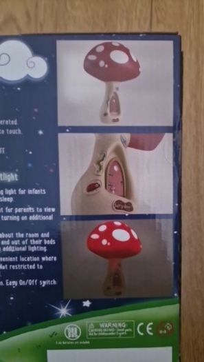 BRAND NEW Irish Fairy Door 3d Toadstool Ambient Nightlight