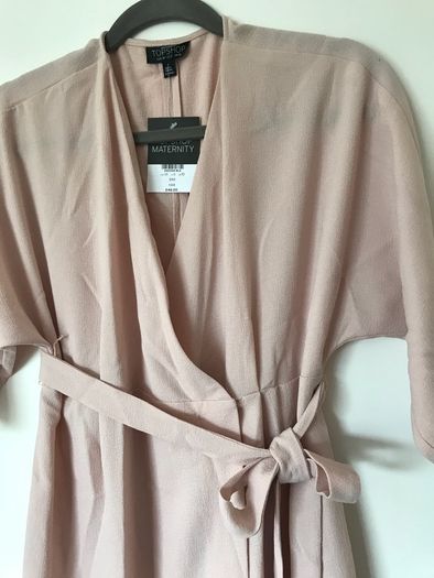 Maternity Wrap Midi Dress