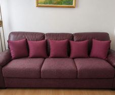 Spacious Leather Sofa