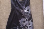Metallic silver Karen Millen dress